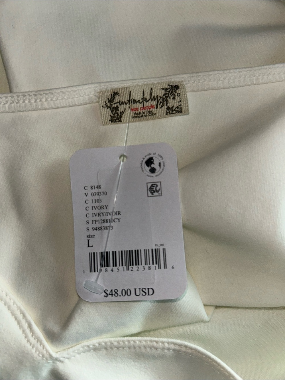 NWT Free People Somewhere
Sometime Cami in Ivory. Size
L - Picture 6 of 6